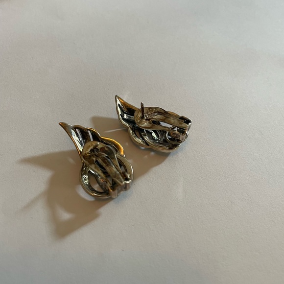 Vintage art deco earrings - Picture 2 of 2